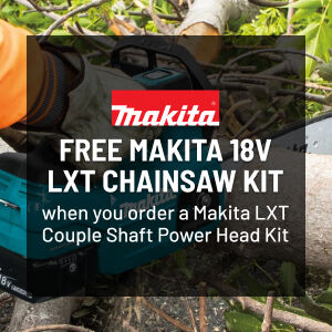 Free Makita 18V LXT Chainsaw Kit